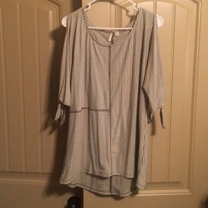 Cold shoulder blouse